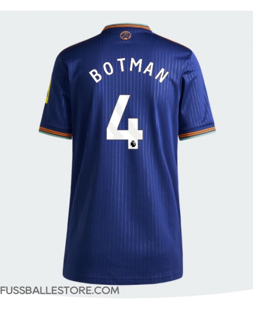 Günstige Newcastle United Sven Botman #4 3rd trikot Damen 2025-26 Kurzarm Günstige Newcastle United Sven Botman #4 3rd trikot Damen 2025-26 Kurzarm